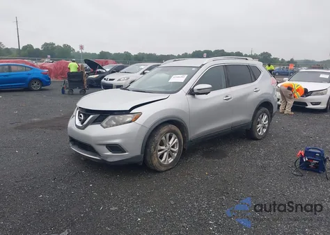 2016 Nissan Rogue Sv z USA, uszkodzony, nr VIN KNMAT2MV9GP641579